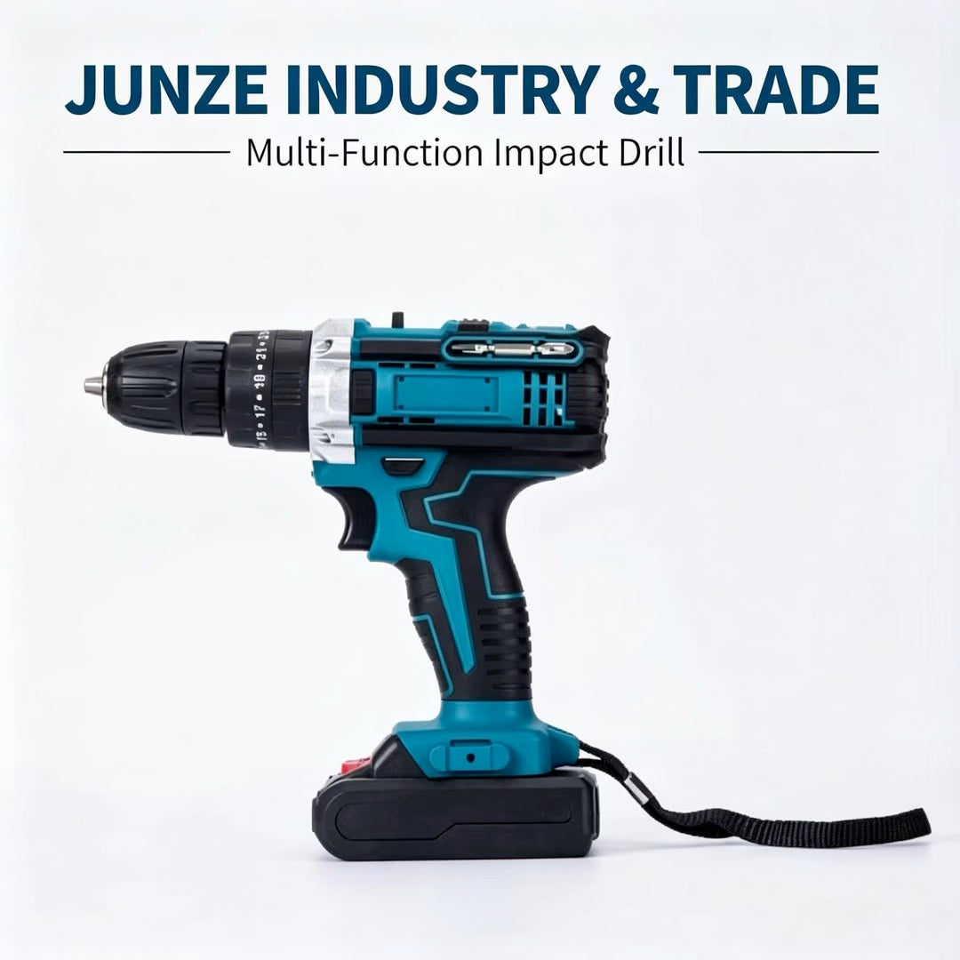 Cordless impact drill side view