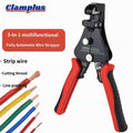 3-in-1 Multi-Function Electrician Pliers – Wire Stripper, Crimper & Cutter