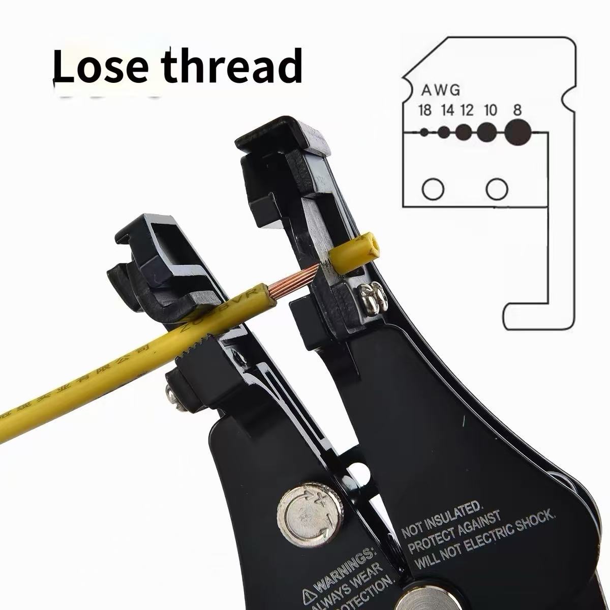 3-in-1 Multi-Function Electrician Pliers – Wire Stripper, Crimper & Cutter
