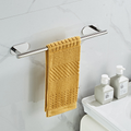 304 Stainless Steel No-Drill Towel Bar with Adhesive – Bathroom Wall