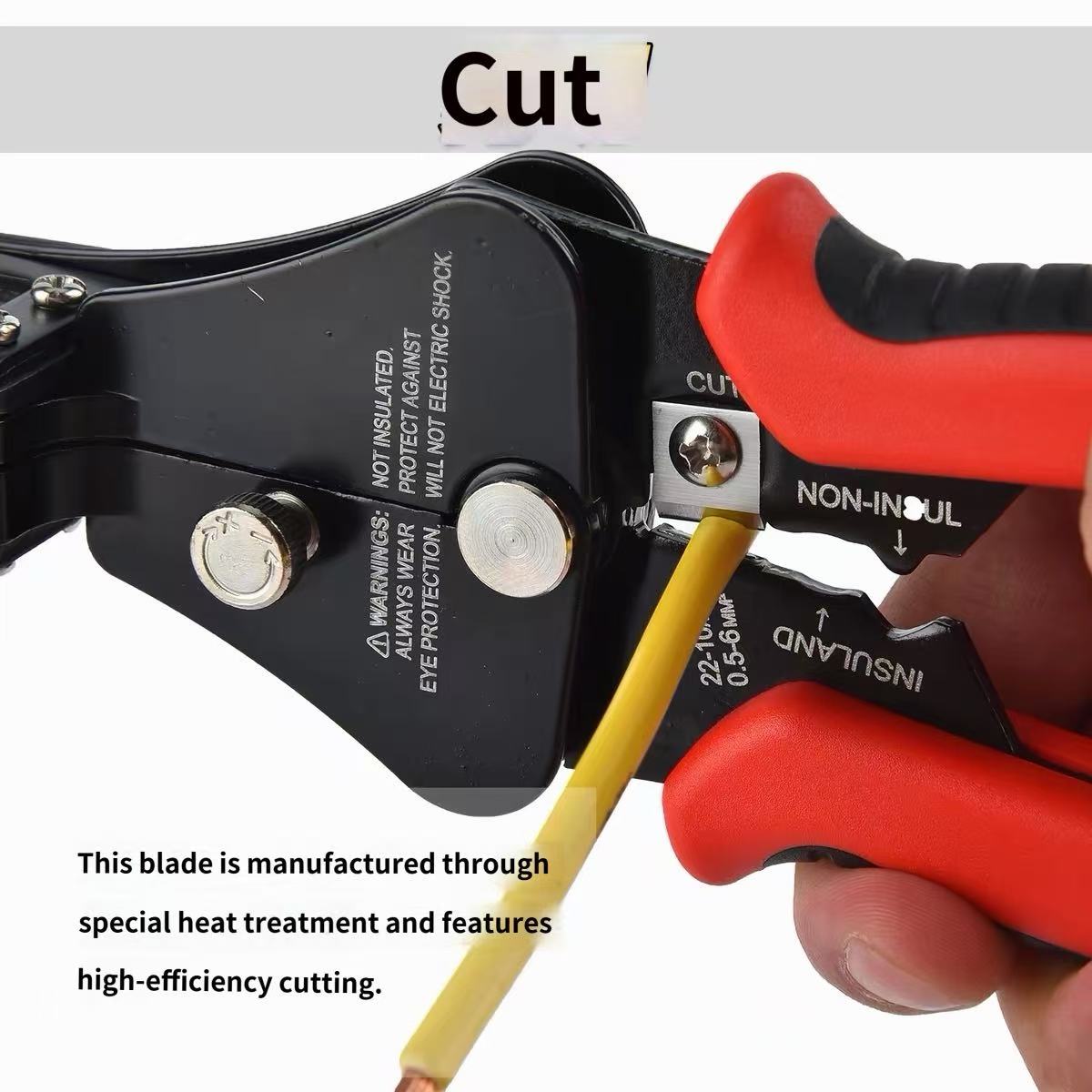 3-in-1 Multi-Function Electrician Pliers – Wire Stripper, Crimper & Cutter